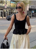 Elegant Pleated Backless Sleeveless Maxi Dress